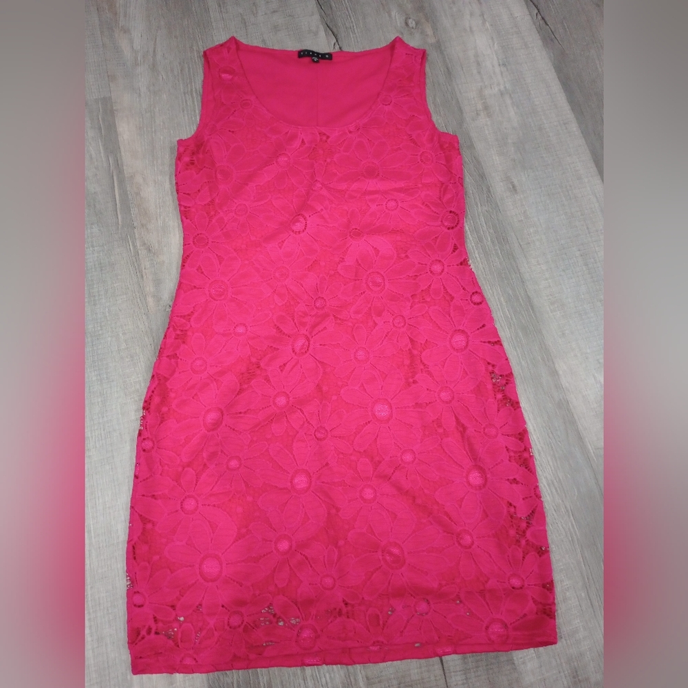 Tiana B hot pink dress